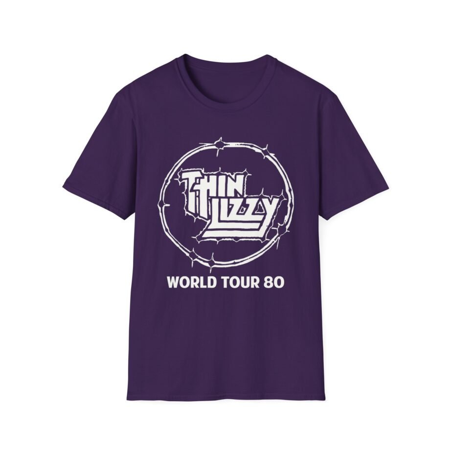 Thin Lizzy World Tour 80 Unisex Softstyle T-Shirt