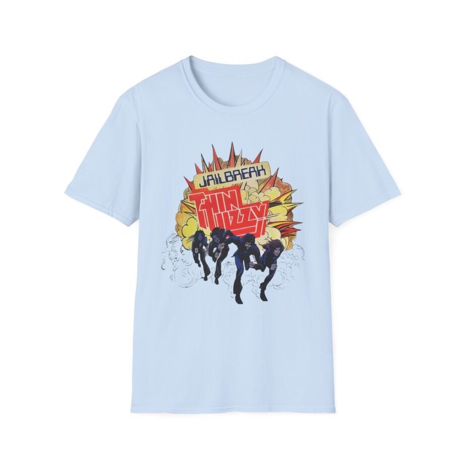 Thin Lizzy Jailbreak Explosion Unisex Softstyle T-Shirt