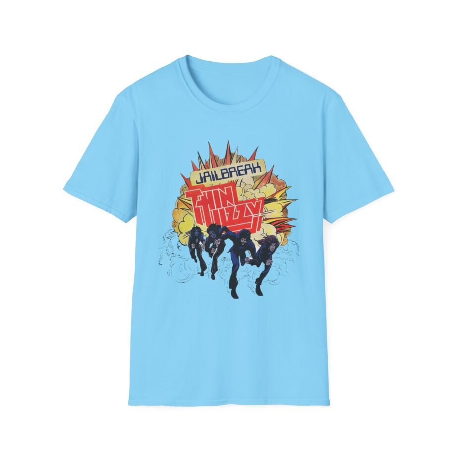 Thin Lizzy Jailbreak Explosion Unisex Softstyle T-Shirt