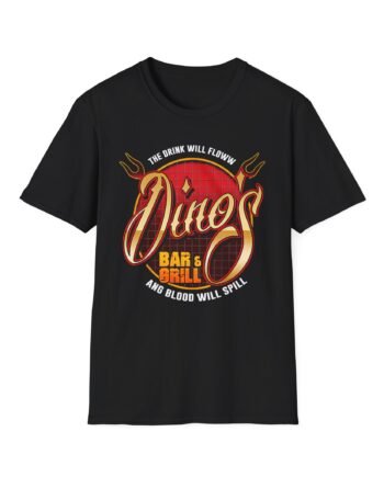 Thin Lizzy Dino's Bar & Grill Unisex Softstyle T-Shirt