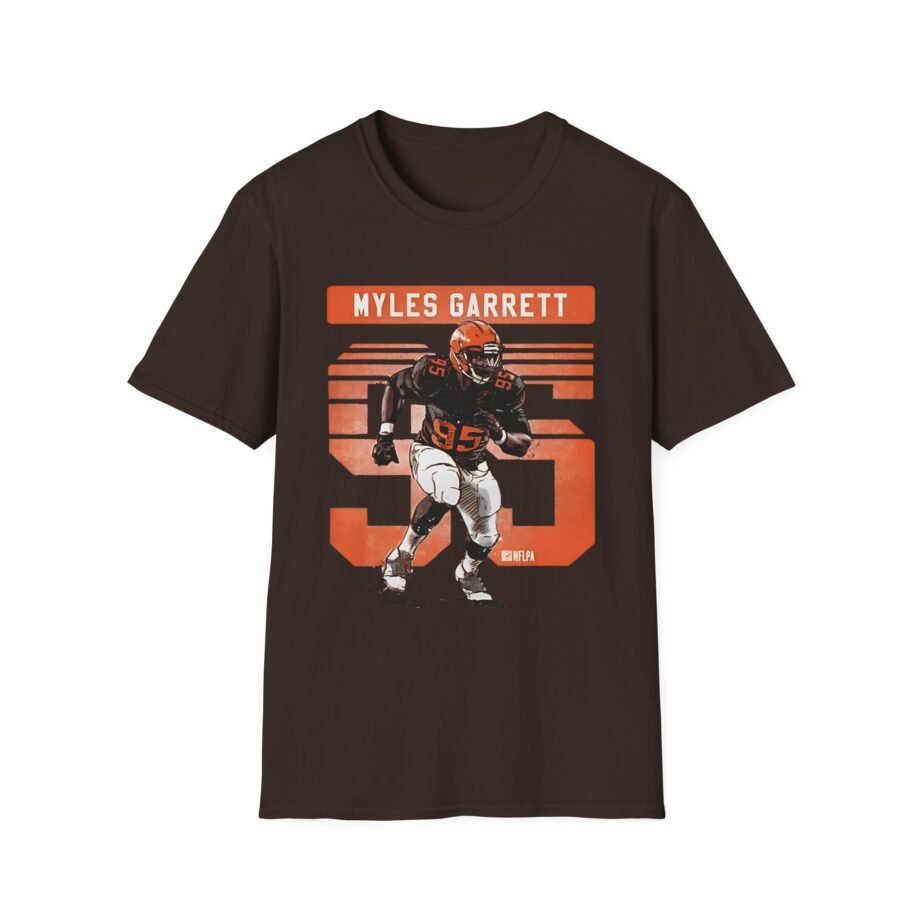 Myles Garrett Grunge Unisex Softstyle T-Shirt