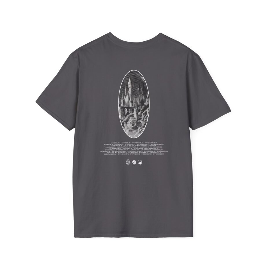 Seven Lions Journey Iii Black Tour Date Unisex Softstyle T-Shirt
