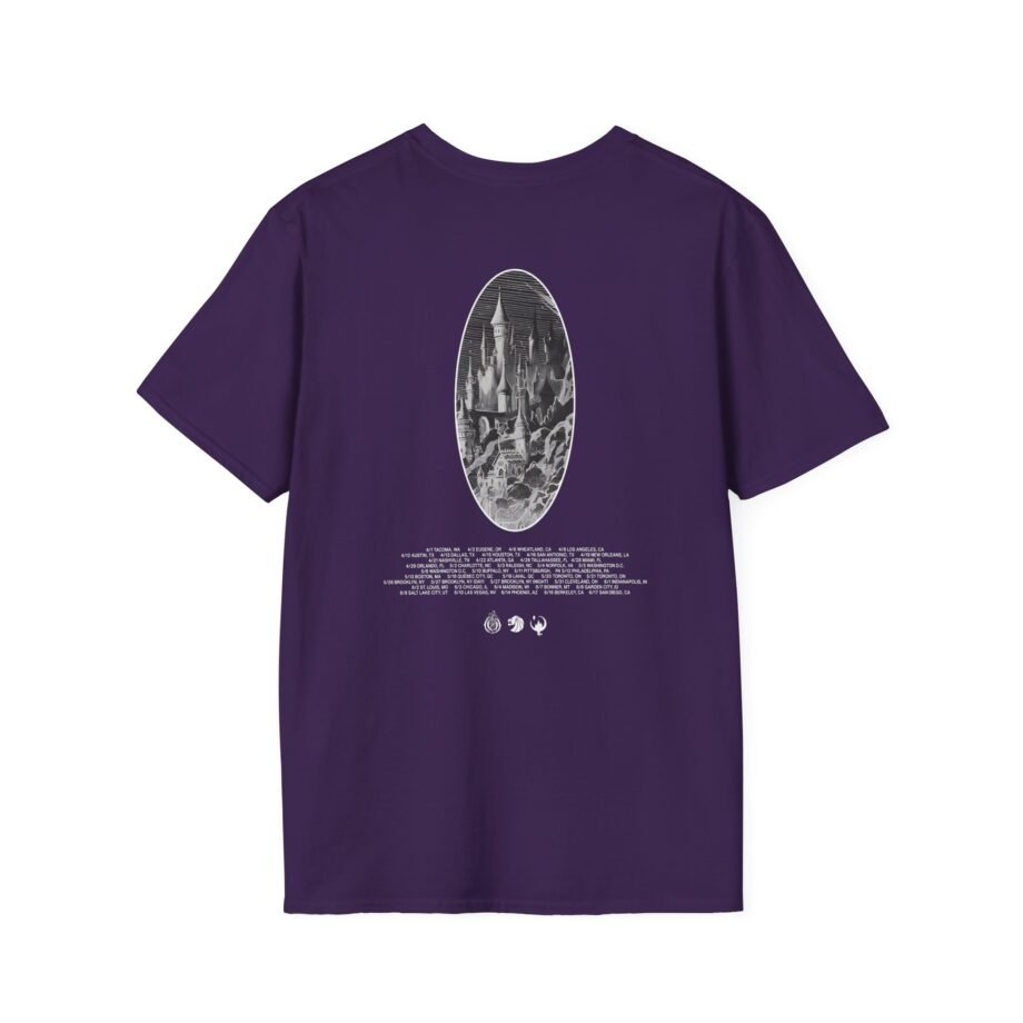 Seven Lions Journey Iii Black Tour Date Unisex Softstyle T-Shirt