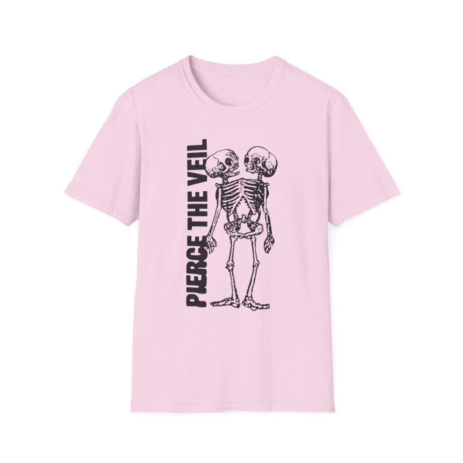 Pierce the Veil Tan Conjoined Skeleton Unisex Softstyle T-Shirt
