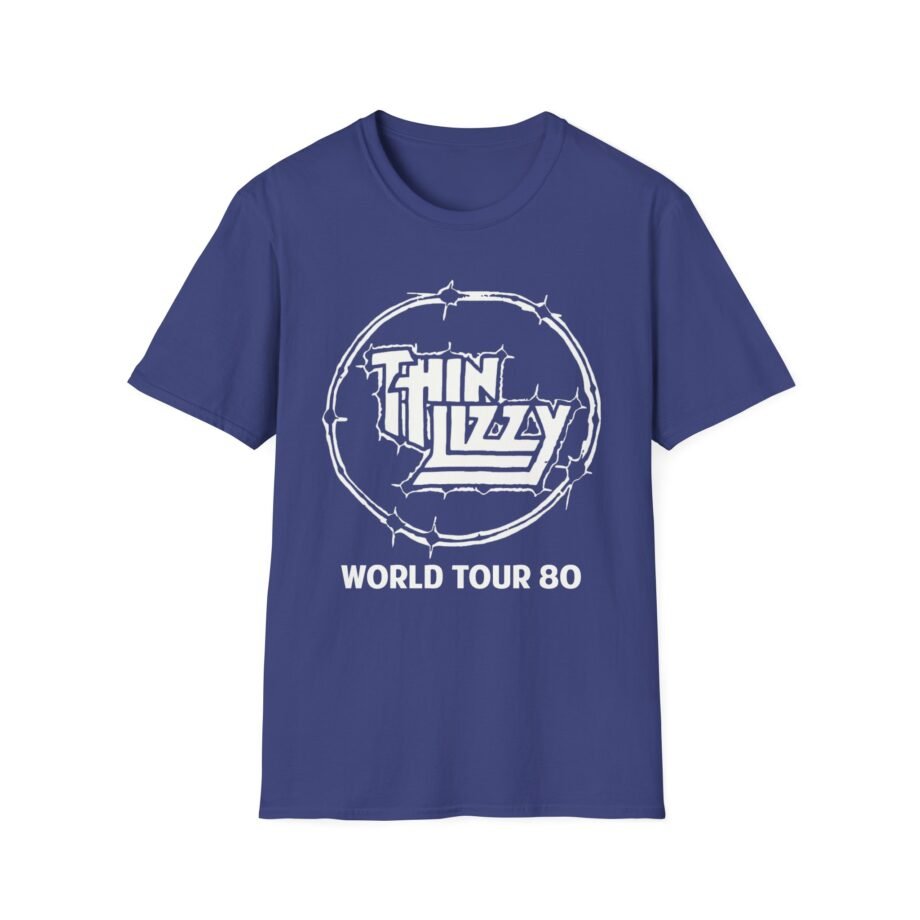 Thin Lizzy World Tour 80 Unisex Softstyle T-Shirt