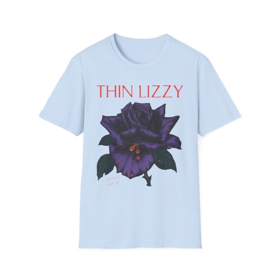 Thin Lizzy Rose Tracklist Ecru Unisex Softstyle T-Shirt