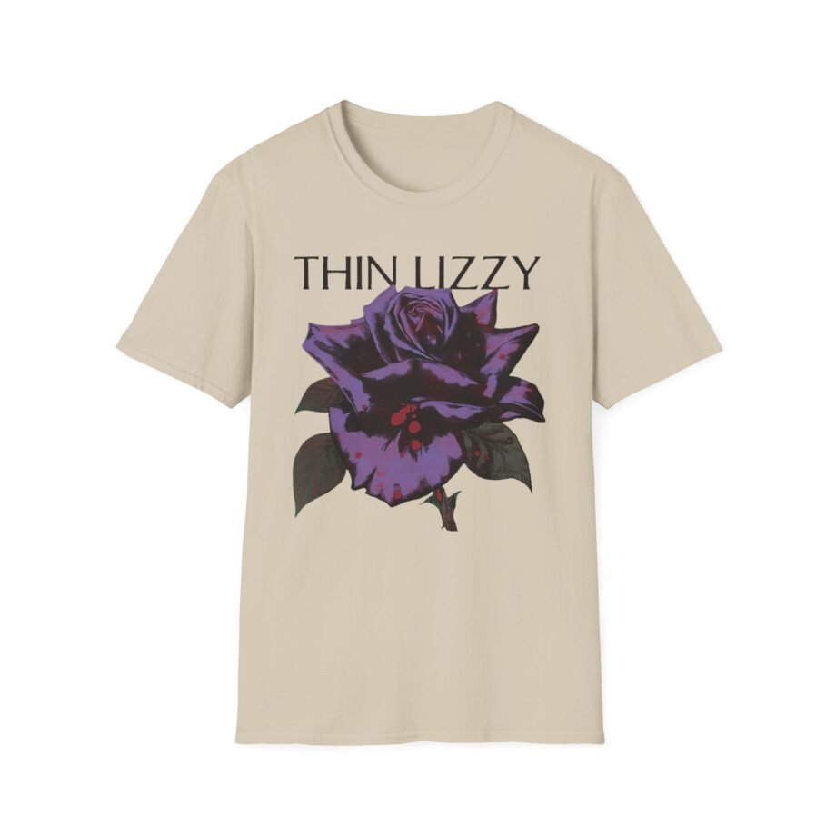 Thin Lizzy Rose Flourish Unisex Softstyle T-Shirt