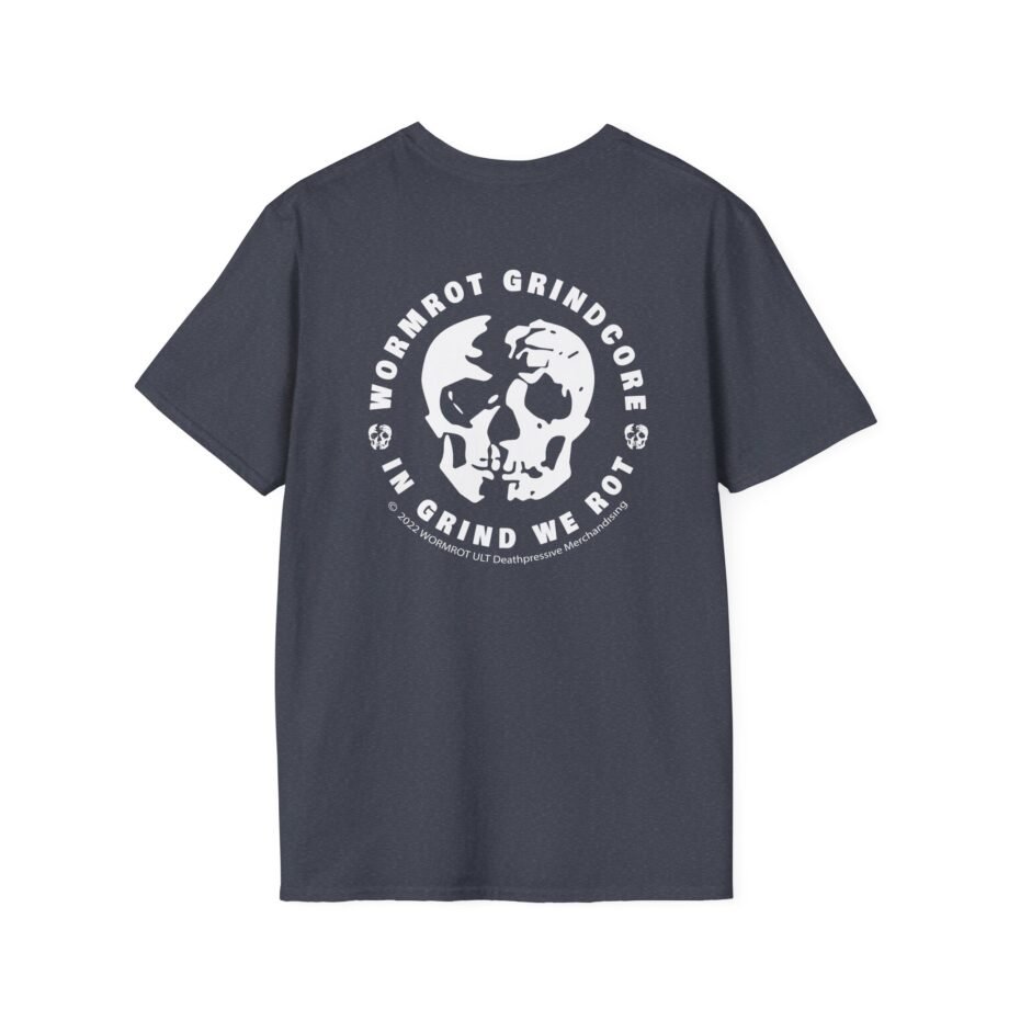 Wormrot in Grind We Rot Unisex Softstyle T-Shirt