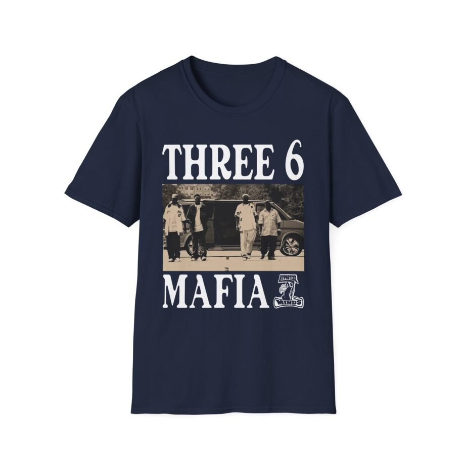 Three 6 Mafia Ridin Spinners Unisex Softstyle T-Shirt