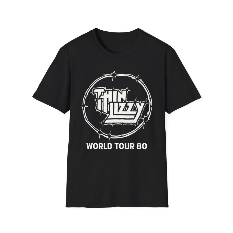 Thin Lizzy World Tour 80 Unisex Softstyle T-Shirt