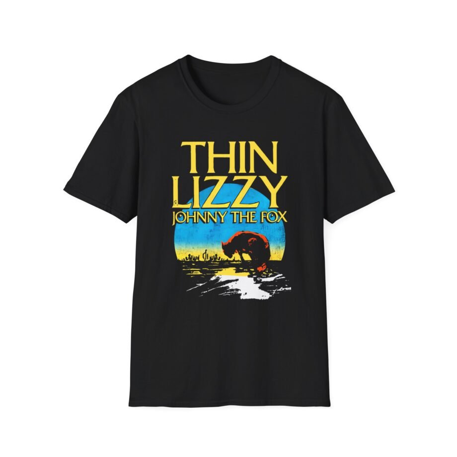 Thin Lizzy Johnny the Fox Sun Unisex Softstyle T-Shirt