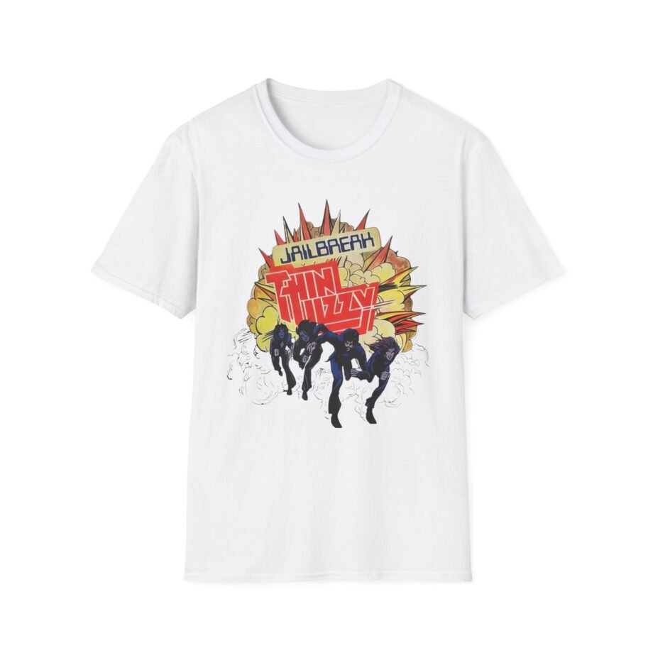 Thin Lizzy Jailbreak Explosion Unisex Softstyle T-Shirt