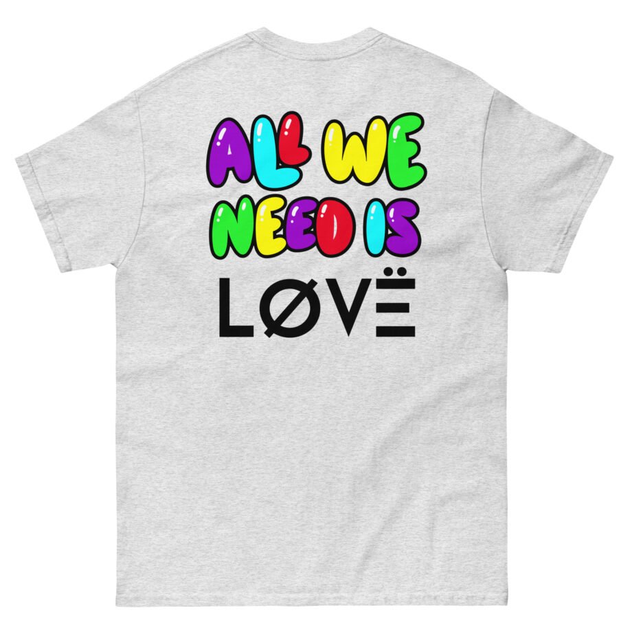 Aaron Carter All we need is LØVË Unisex classic tee