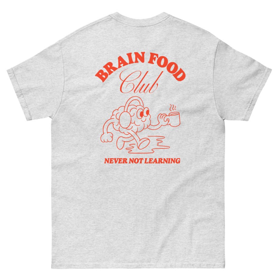 Wissen Weekly BRAIN FOOD CLUB Unisex classic tee