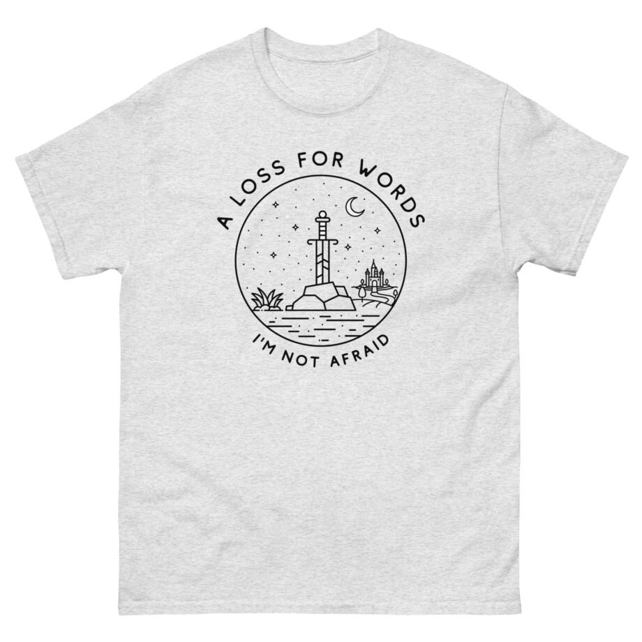 A Loss for Words Sword Unisex classic tee