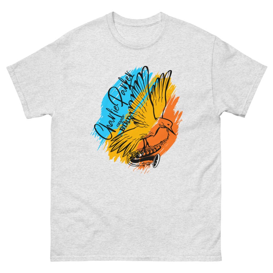 Charlie Parker Bird With Saxophone Unisex classic tee