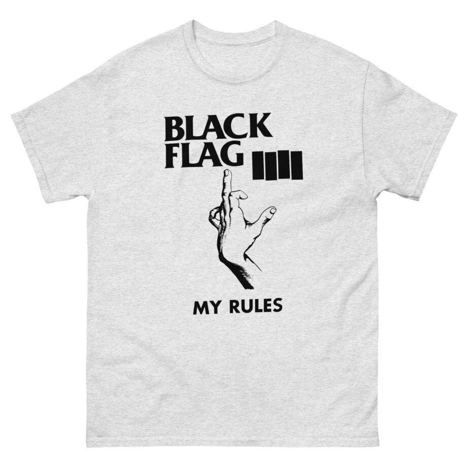 Black Flag My Rules Unisex classic tee