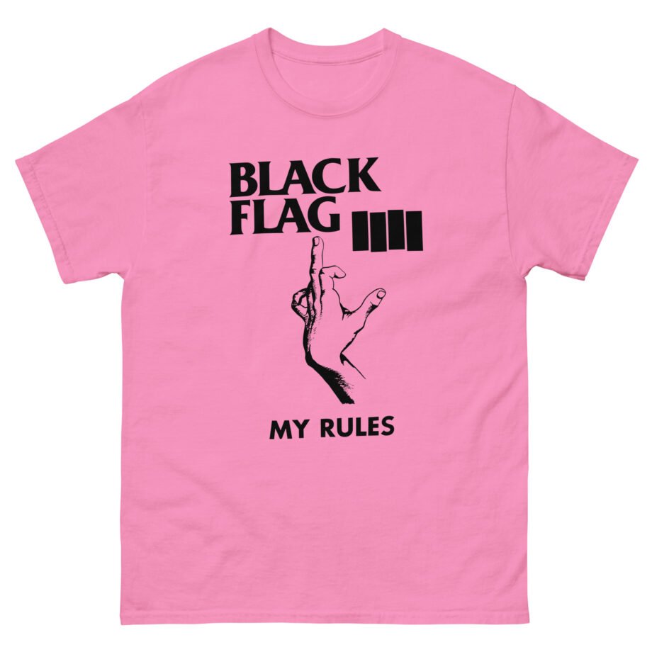 Black Flag My Rules Unisex classic tee