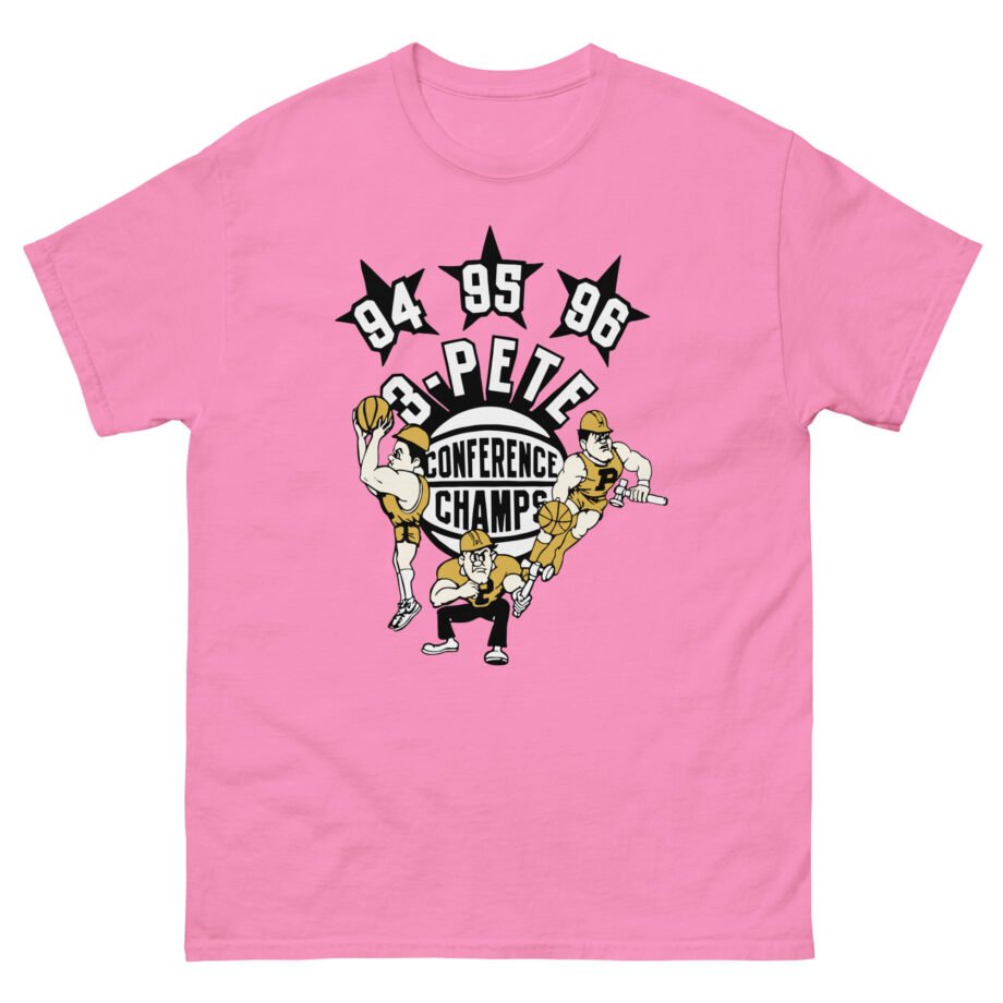 Purdue 3-pete Conference Champs Unisex classic tee
