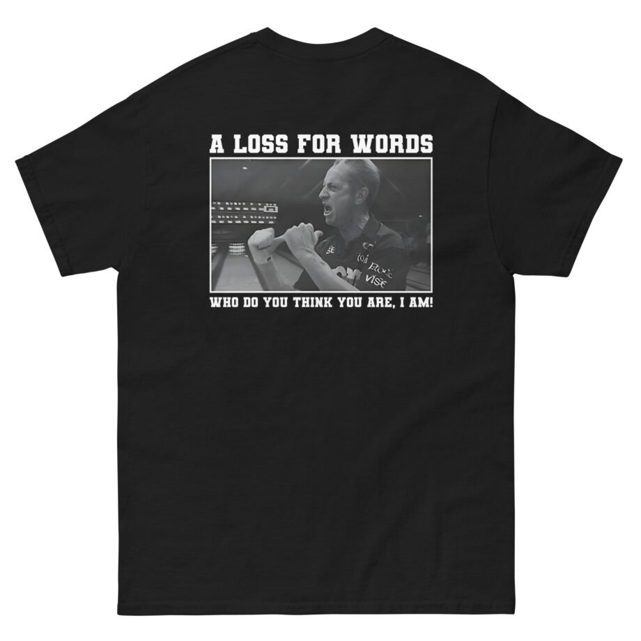 A Loss for Words Pete Weber Unisex classic tee