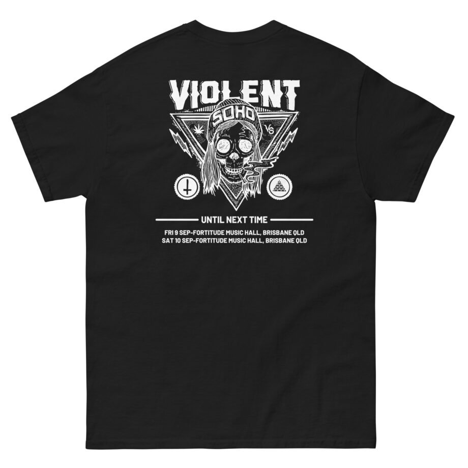 Violent Soho Until Next Time Blazin' Skull Unisex classic tee