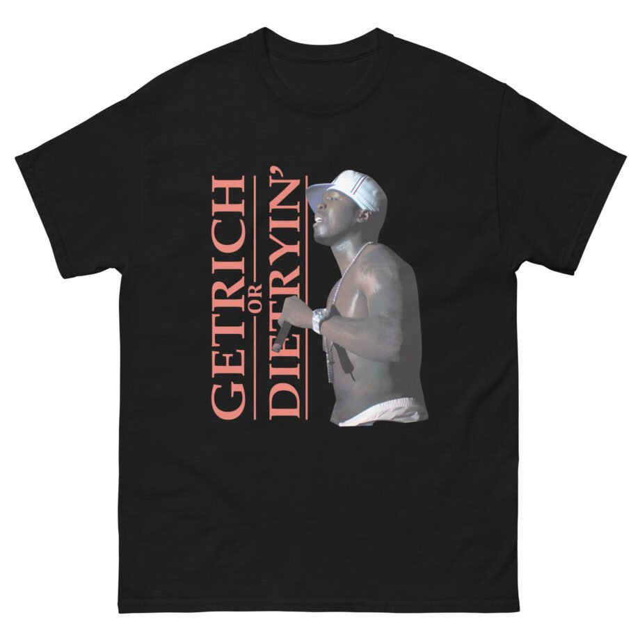 50 Cent Get Rich Logo Unisex classic tee