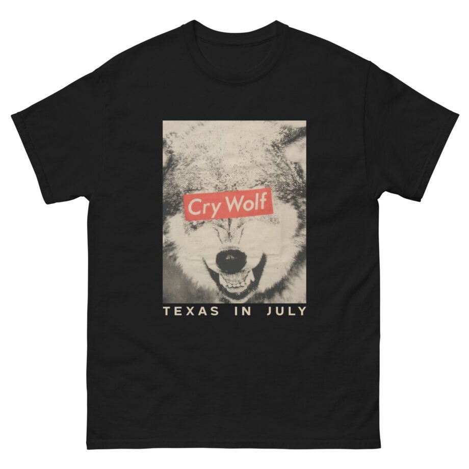 Texas in July Cry Wolf Concert Tour Unisex classic tee
