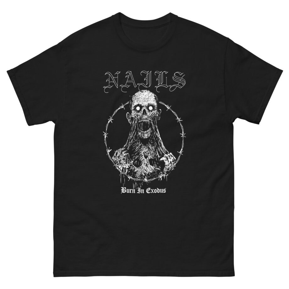 Warhound Vintage Nails Burn in Exodus Unisex classic tee