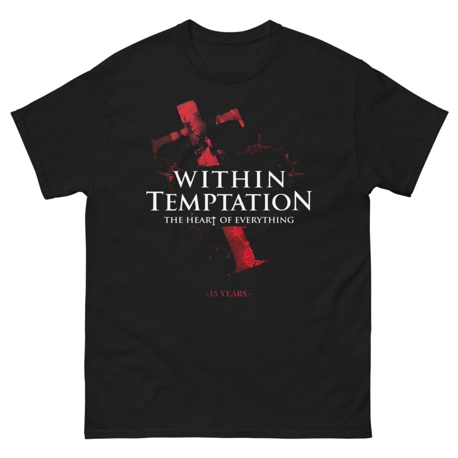 Within Temptation Heart Cross Unisex classic tee