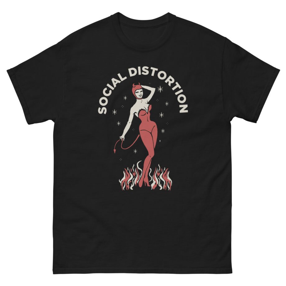 Social Distortion Devil Pinup Unisex classic tee