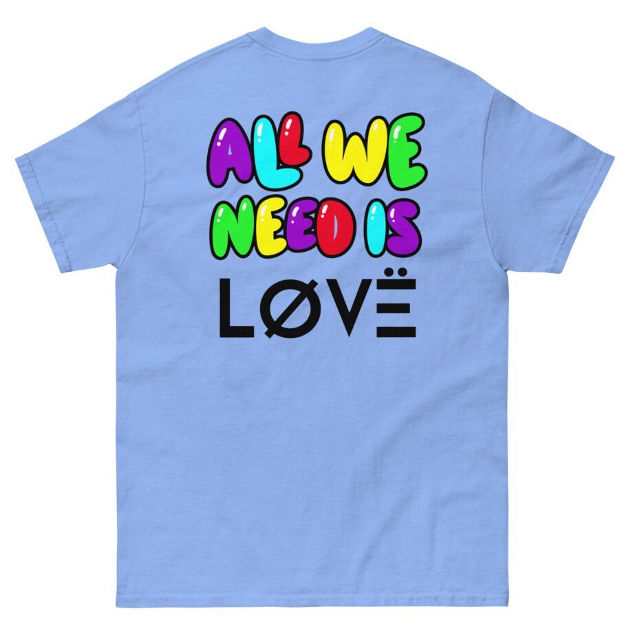 Aaron Carter All we need is LØVË Unisex classic tee