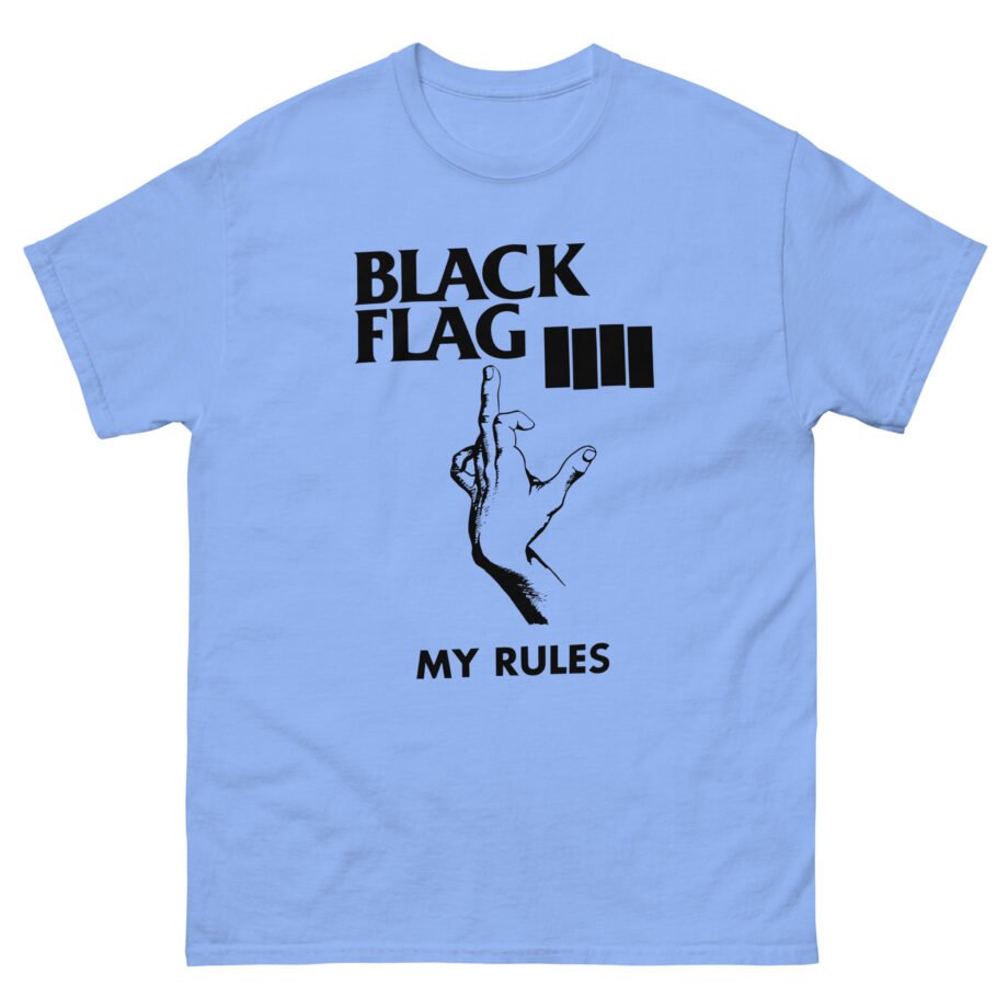 Black Flag My Rules Unisex classic tee