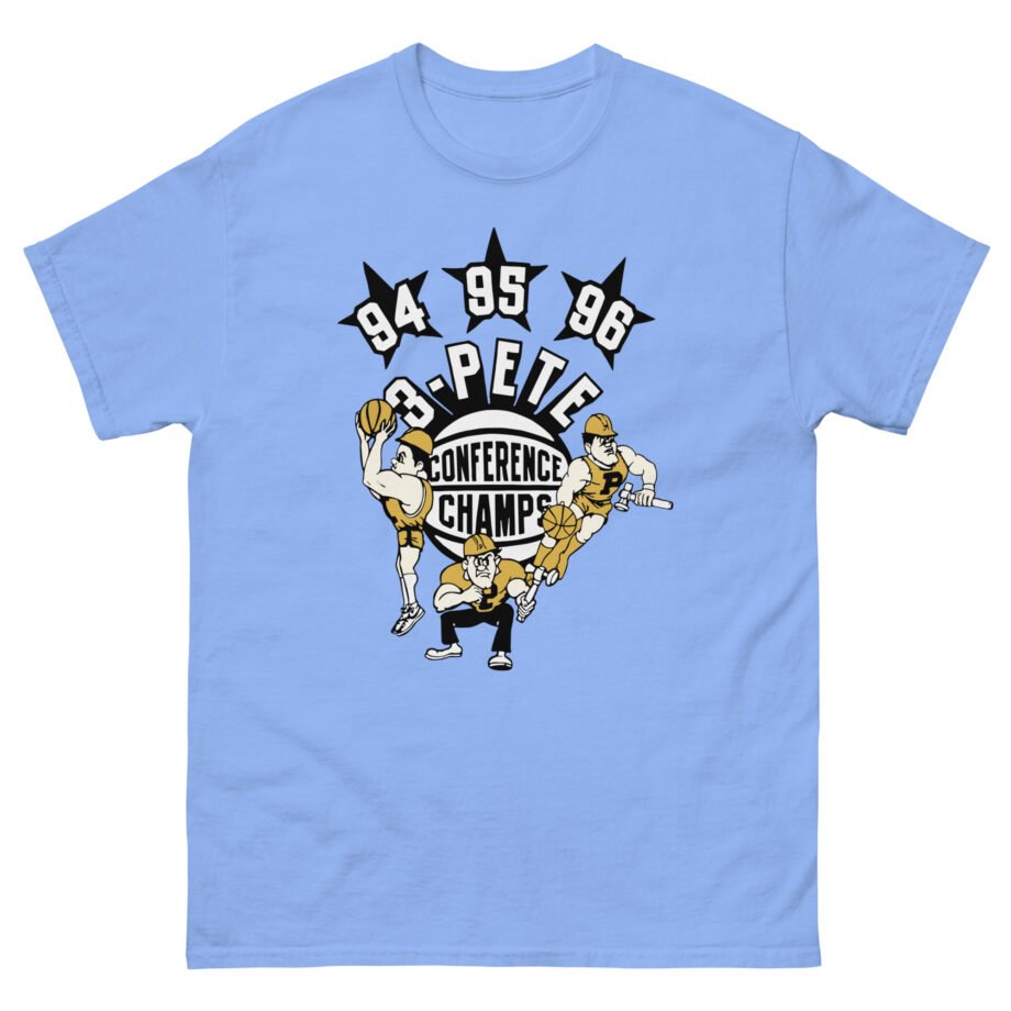 Purdue 3-pete Conference Champs Unisex classic tee