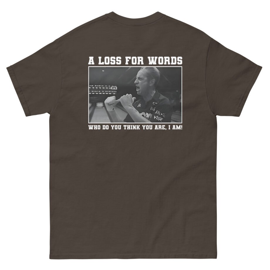 A Loss for Words Pete Weber Unisex classic tee