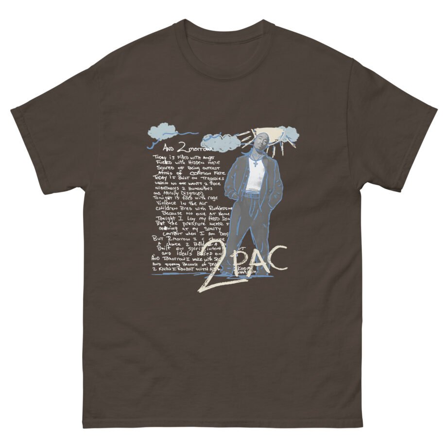 2pac and 2morrow Notebook Unisex classic tee