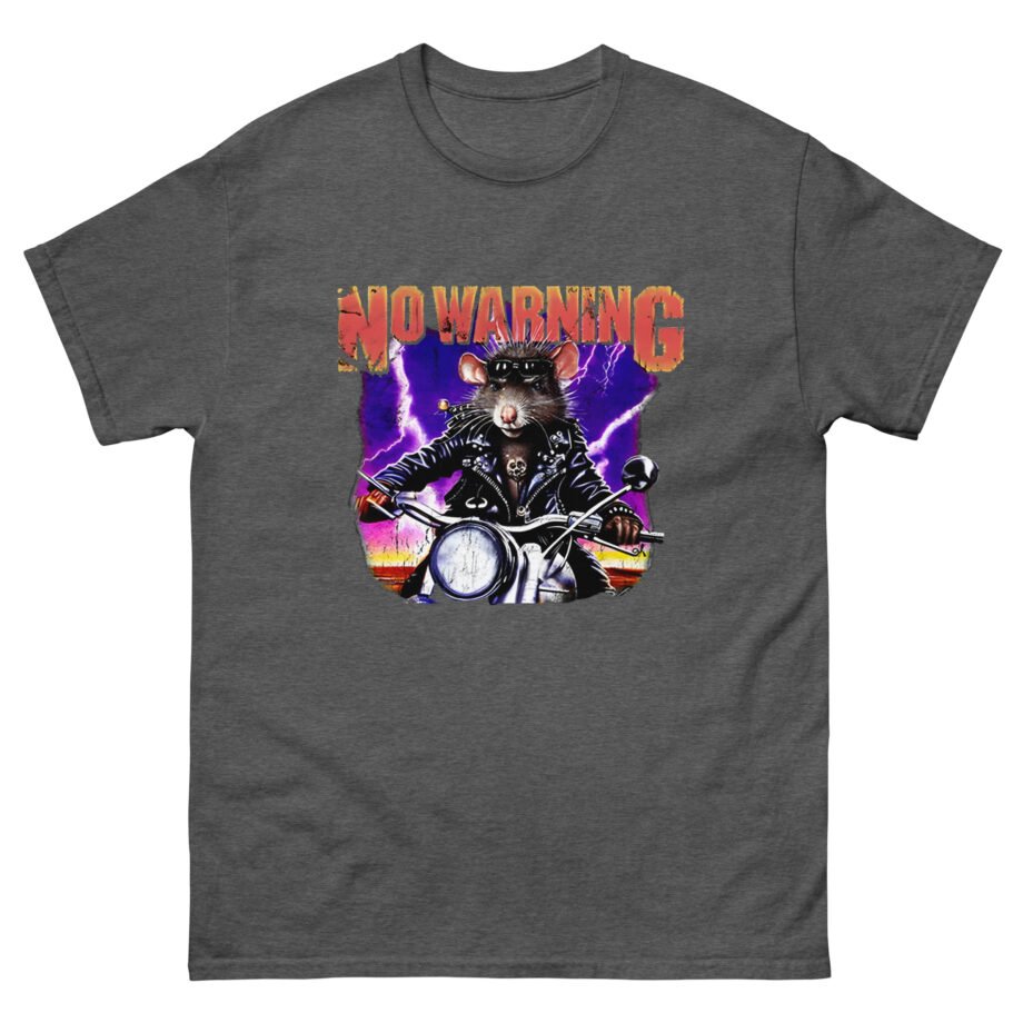 No Warning Biker Rat Unisex classic tee