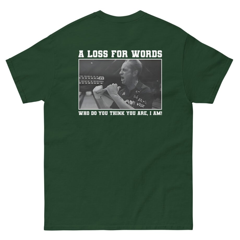 A Loss for Words Pete Weber Unisex classic tee