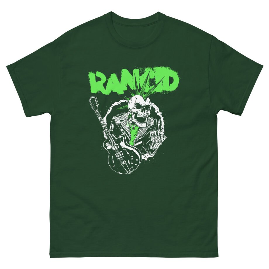 Rancid Skeletim Guitar Unisex classic tee