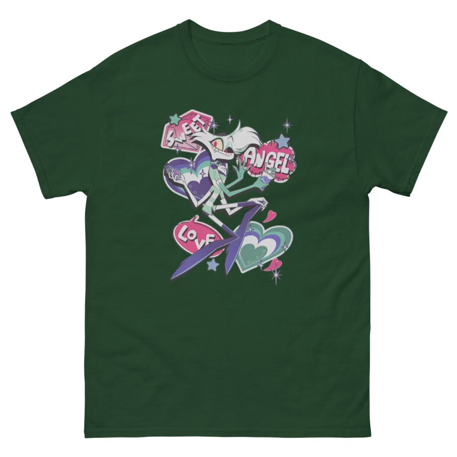 Hazbin Hotel Sweet Angel Love Angel Dust Unisex classic tee