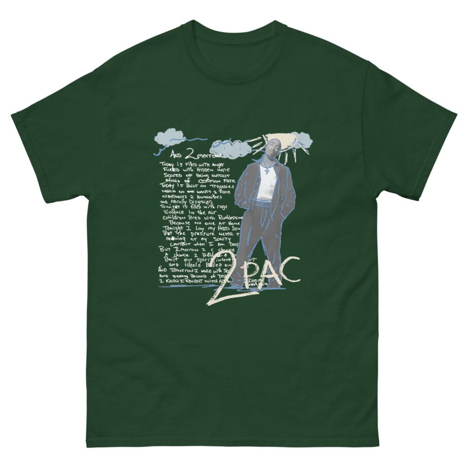 2pac and 2morrow Notebook Unisex classic tee