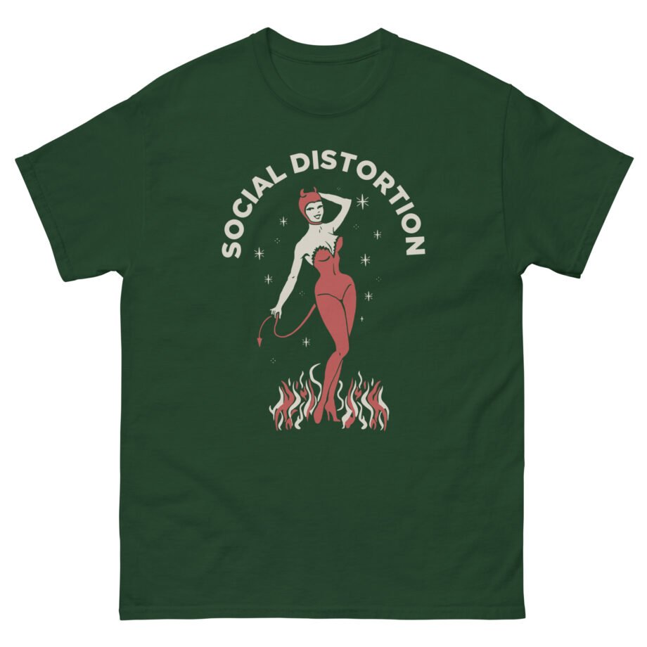 Social Distortion Devil Pinup Unisex classic tee