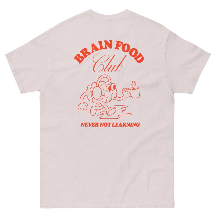 Wissen Weekly BRAIN FOOD CLUB Unisex classic tee