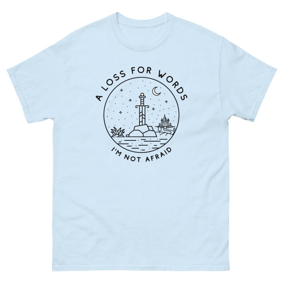 A Loss for Words Sword Unisex classic tee