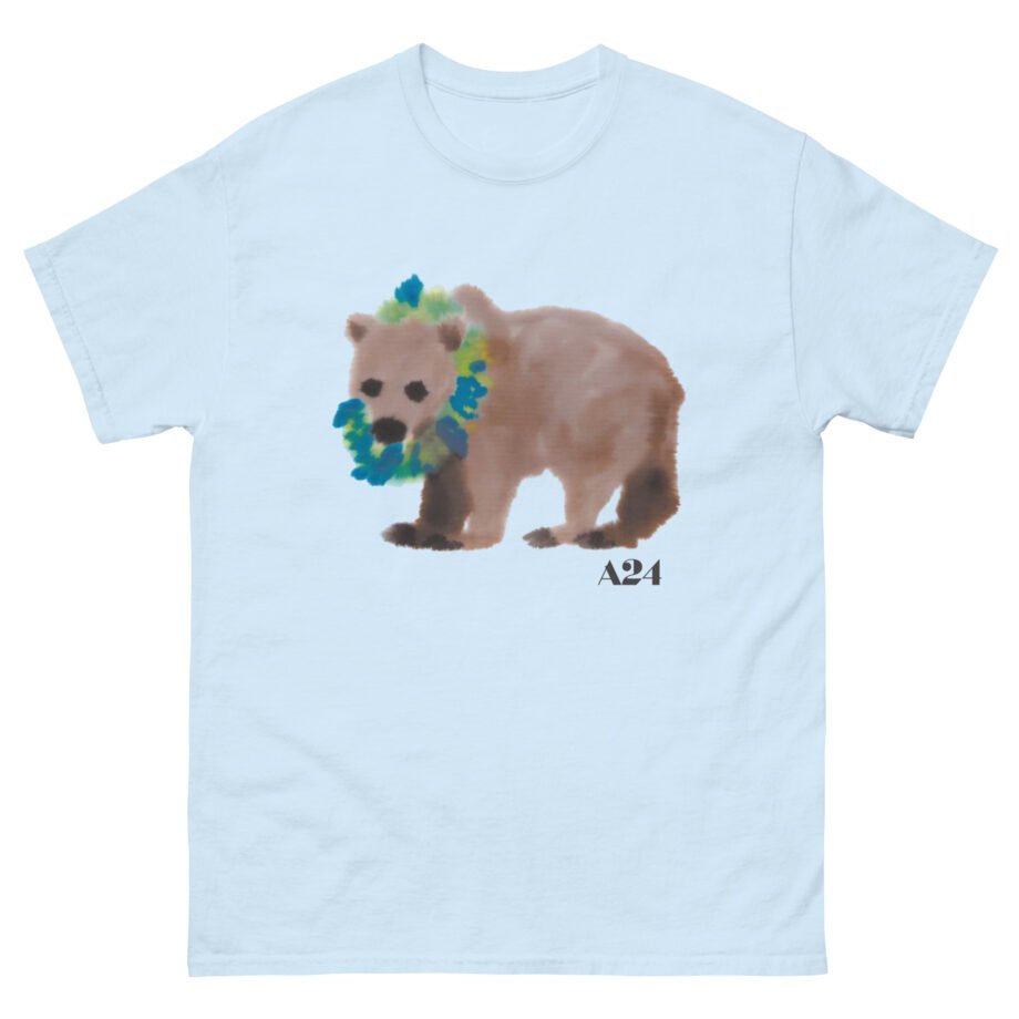 A24 X Rop Van Mierlo Bear Watercolor Unisex classic tee