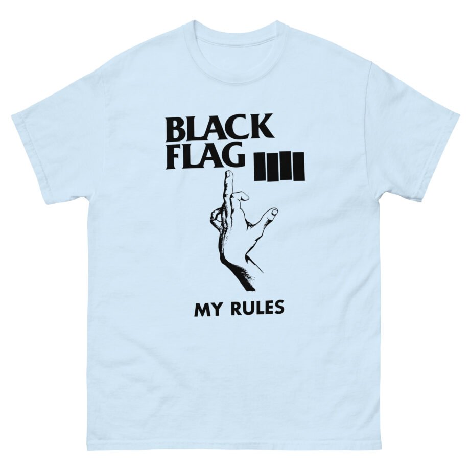 Black Flag My Rules Unisex classic tee