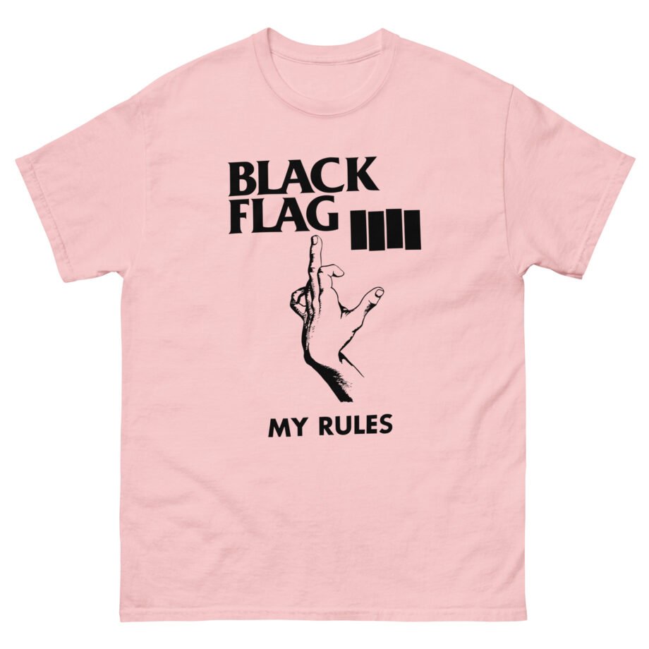 Black Flag My Rules Unisex classic tee