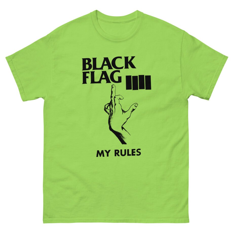 Black Flag My Rules Unisex classic tee