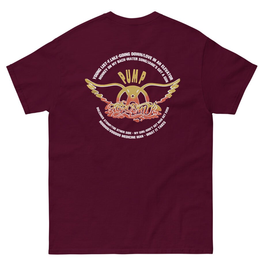 Aerosmith Pump Tracklist Unisex classic tee