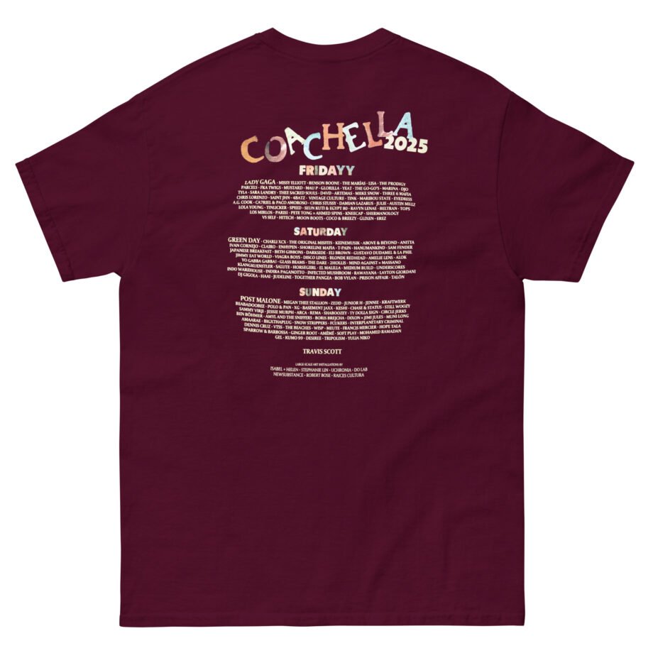 Coachella Poppies Unisex classic tee