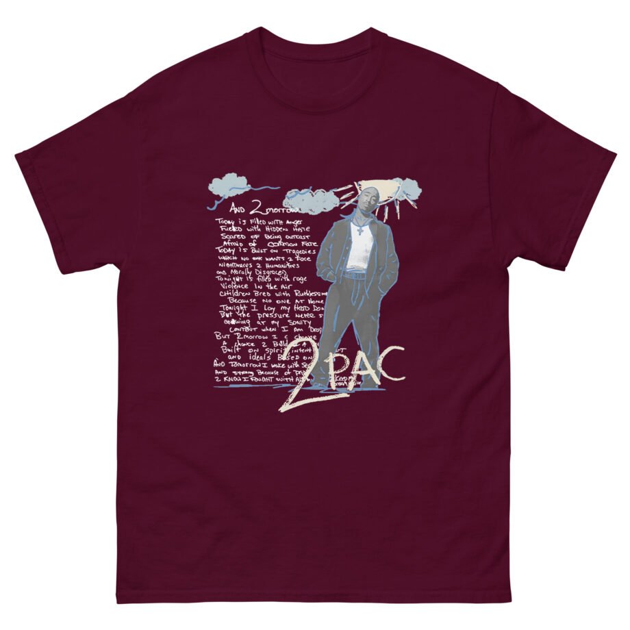 2pac and 2morrow Notebook Unisex classic tee